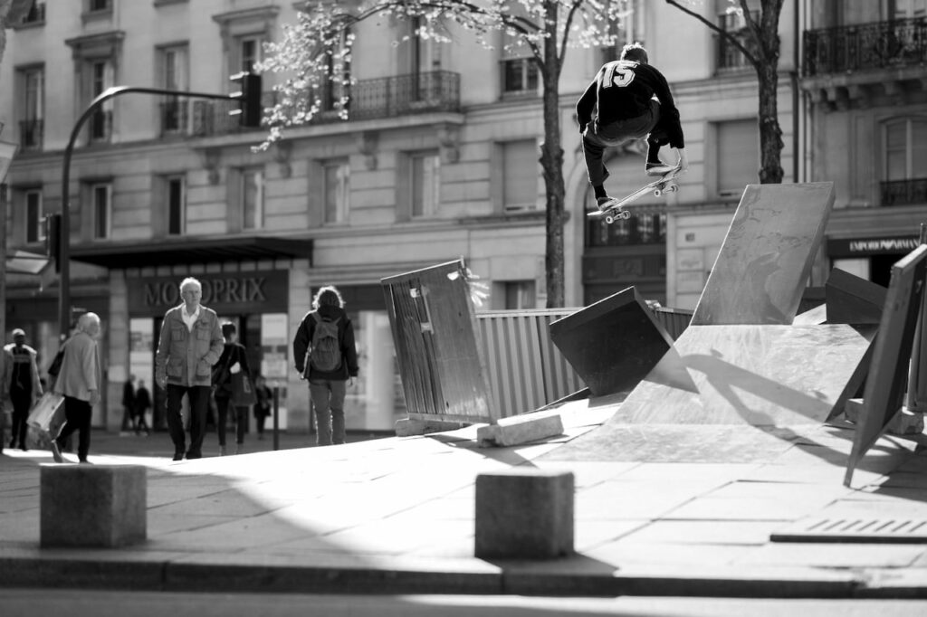 skateboarding paris