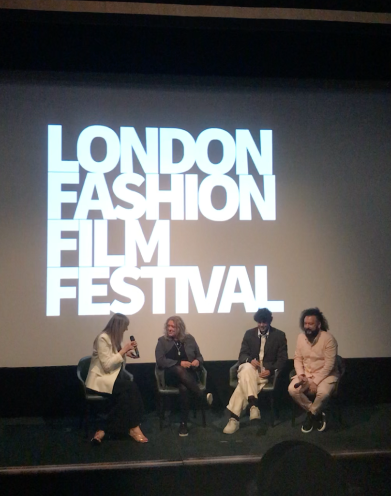 Panel of discussion at the London fashion film festval