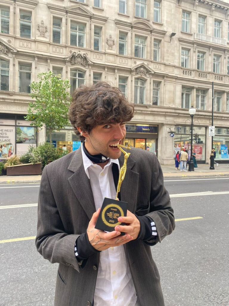 Marco Celotti awarded at the London fashion film festival